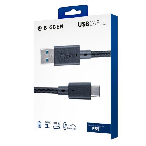 Nacon 3 méteres USB-C kábel (PS5)