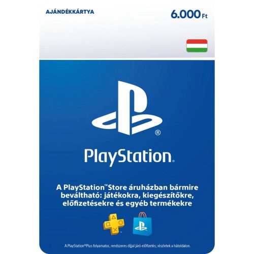 PlayStation Network 6000Ft-os Feltöltő kártya