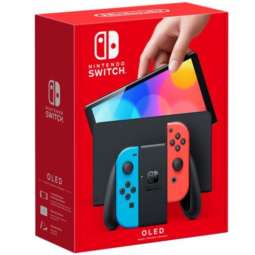  Nintendo Switch - (OLED Model) Neon kék-piros